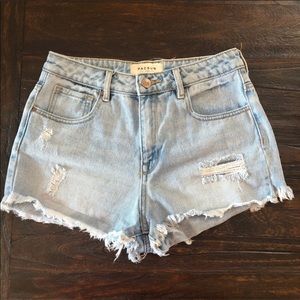 High waisted shorts
